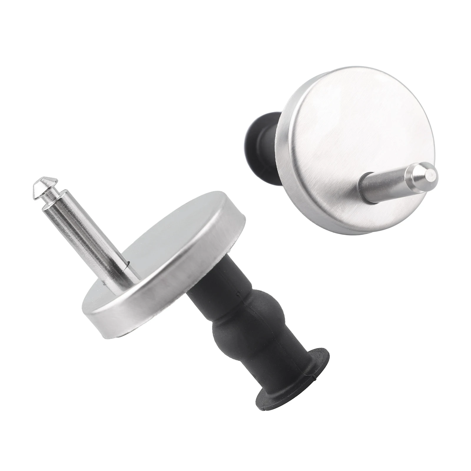 2x Toilet Seat Hinges Top Close Soft Release Quick Fitting Heavy Duty Hinge Pair Hinge Screw Toilet Accessories Hardware