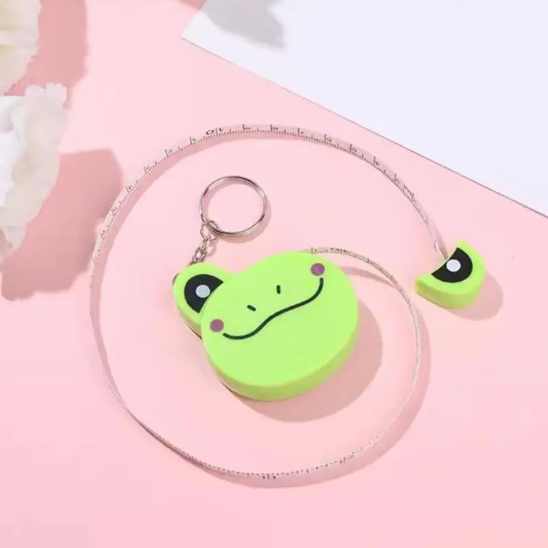 1.5M Soft Tape Measure Tailor's Tape With Snap Fasteners Body Measuring Double-sided Ruler For Needlework Sewing Tool NEW