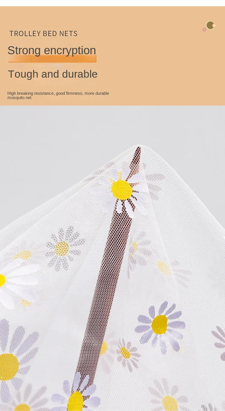 Baby Cart Sunshade Mosquito Net Universal Pram Net Buggys Insect Fly Net Protection Cover for Stroller Pushchair