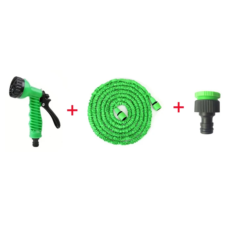 25FT-200FT Garden Hose Expandable Magic Water Pipes Home Garden Daily Watering Tools High-Pressure Car Wash Cleaning Water Gun