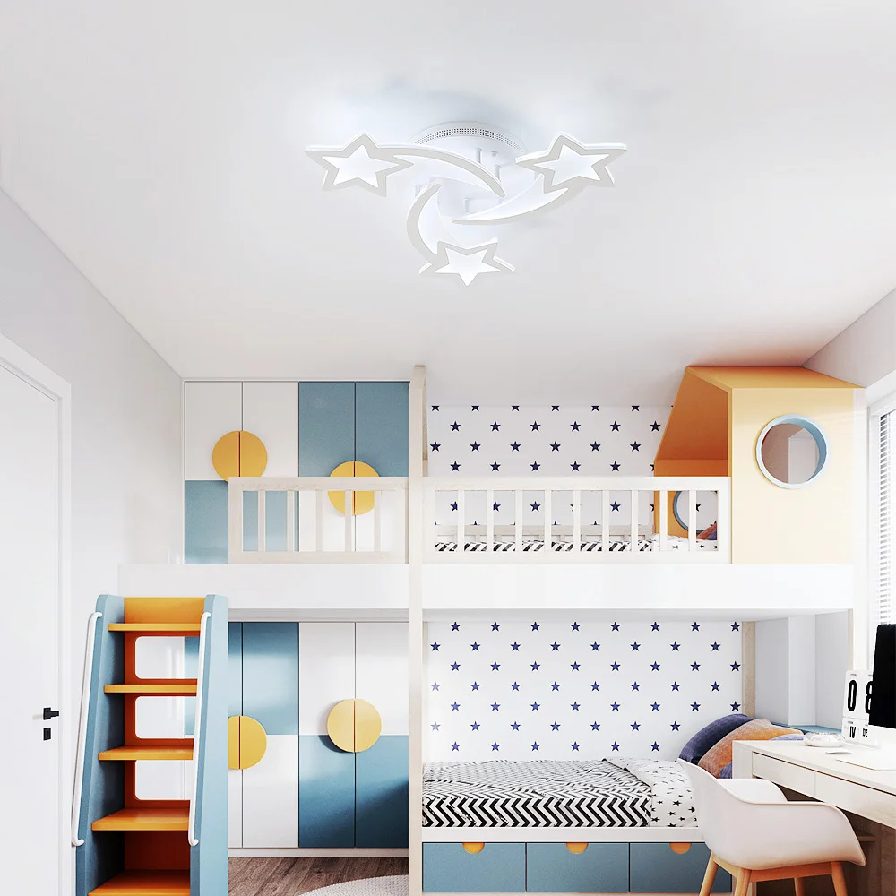 LED Ceiling Lamp, Modern 40 W 4500 LM, White Acrylic Ceiling Light for Living Room, Bedroom, Kitchen Cool White Light 6500 K [En