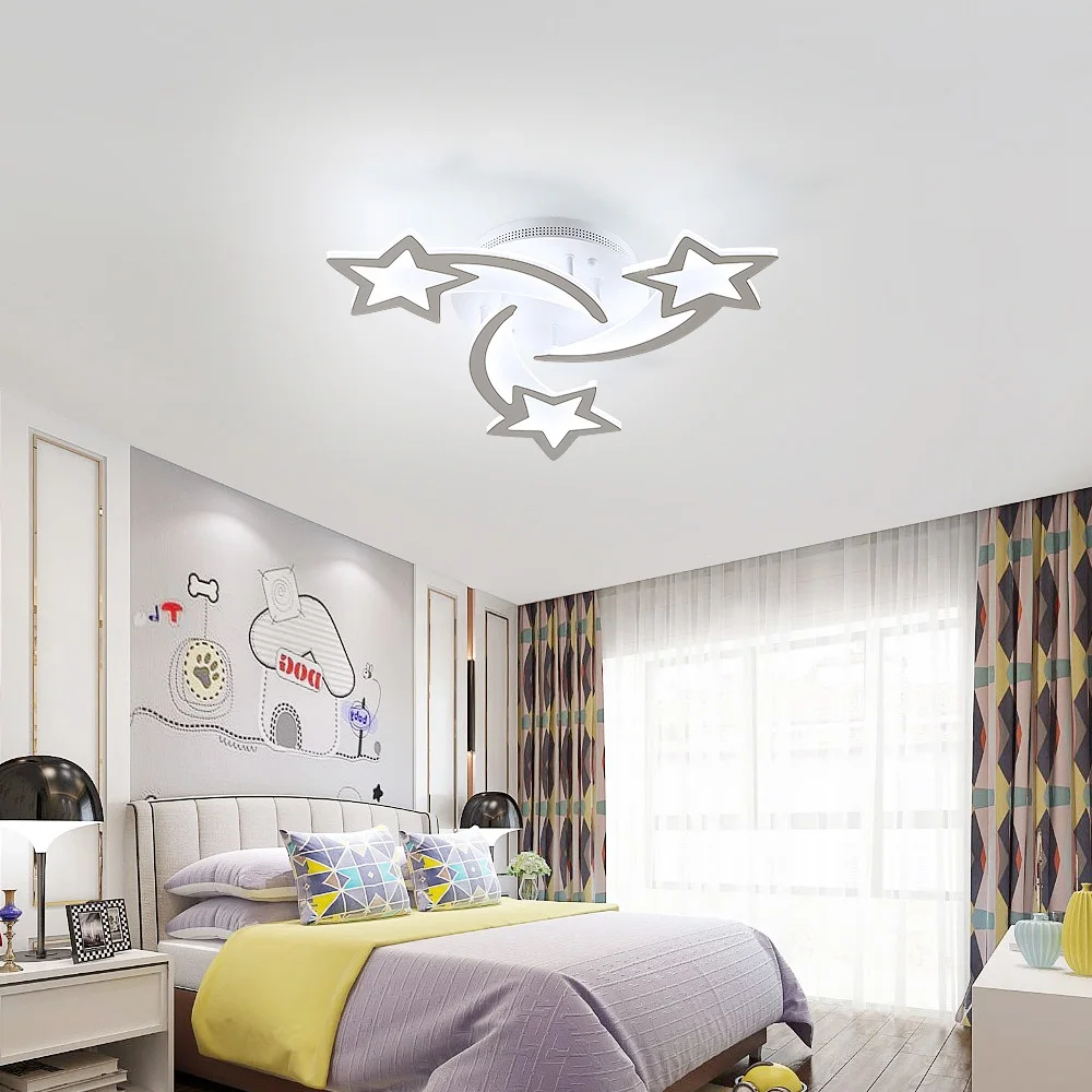 LED Ceiling Lamp, Modern 40 W 4500 LM, White Acrylic Ceiling Light for Living Room, Bedroom, Kitchen Cool White Light 6500 K [En