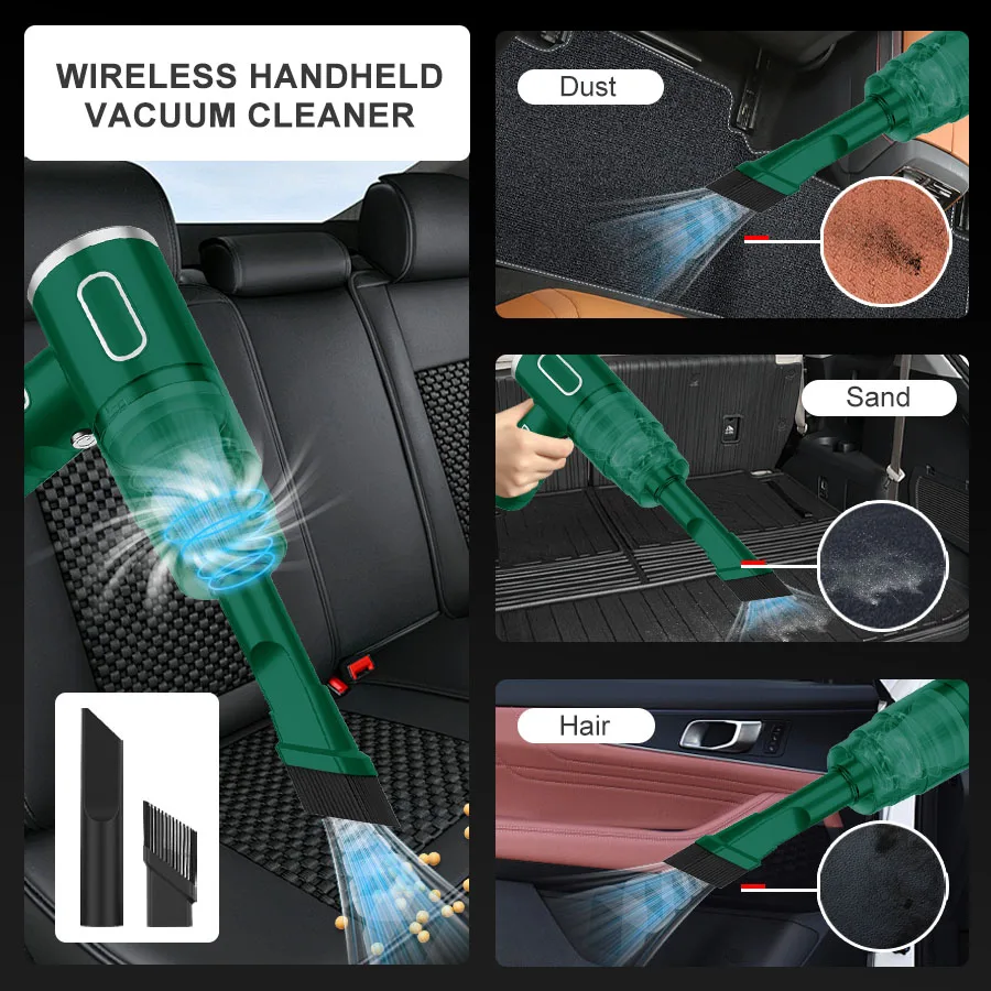 Wireless vacuum cleaner home appliance Portable powerful handheld vacuum cleaner, suitable for cleaning sofas carpets and debris
