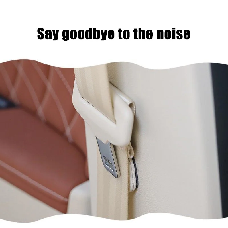 Magnetic Car Seat Belt Holder Fixing Clip Pu Leather Seatbelt Limiter Stopper For Safety Belt Clip Prevent Falling