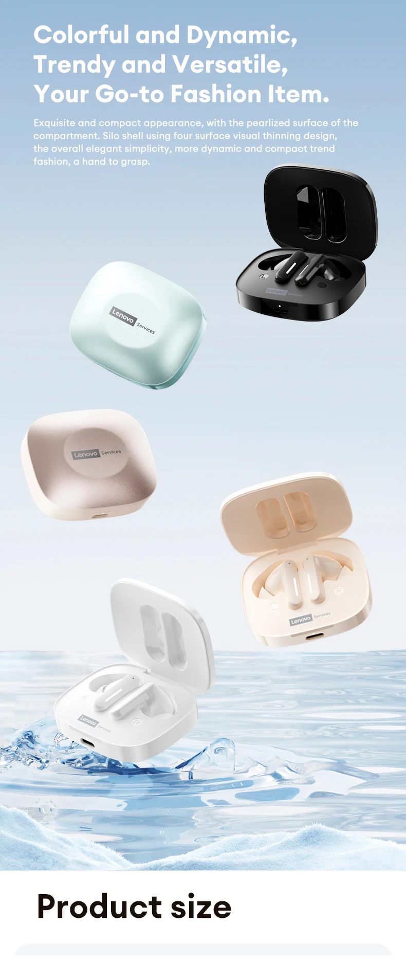 Choice Lenovo LE209 Wireless Bluetooth Earphone AI Mic Noise Reduction Waterproof Business Headphone Low Latency Gaming Headset
