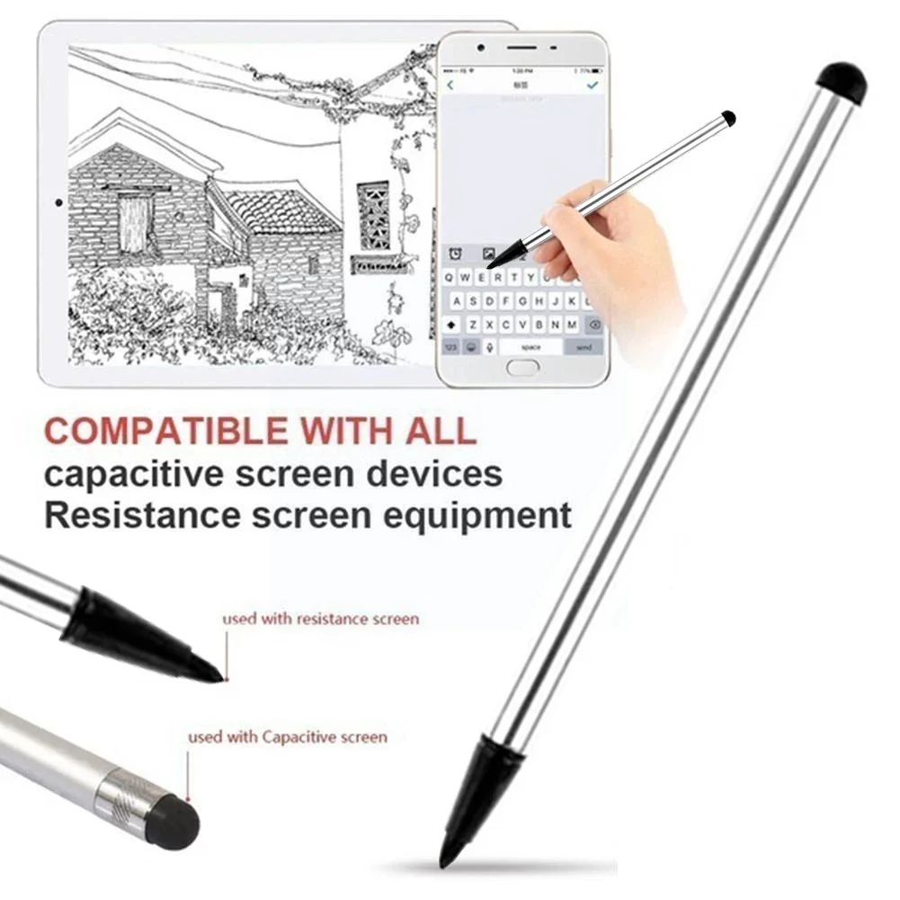 1-3PCS Universal Dual Use Screen Pen for Ipad Stylus for Lenovo Android Tablet Phone Stylus for Samsung for Capacitance Pen