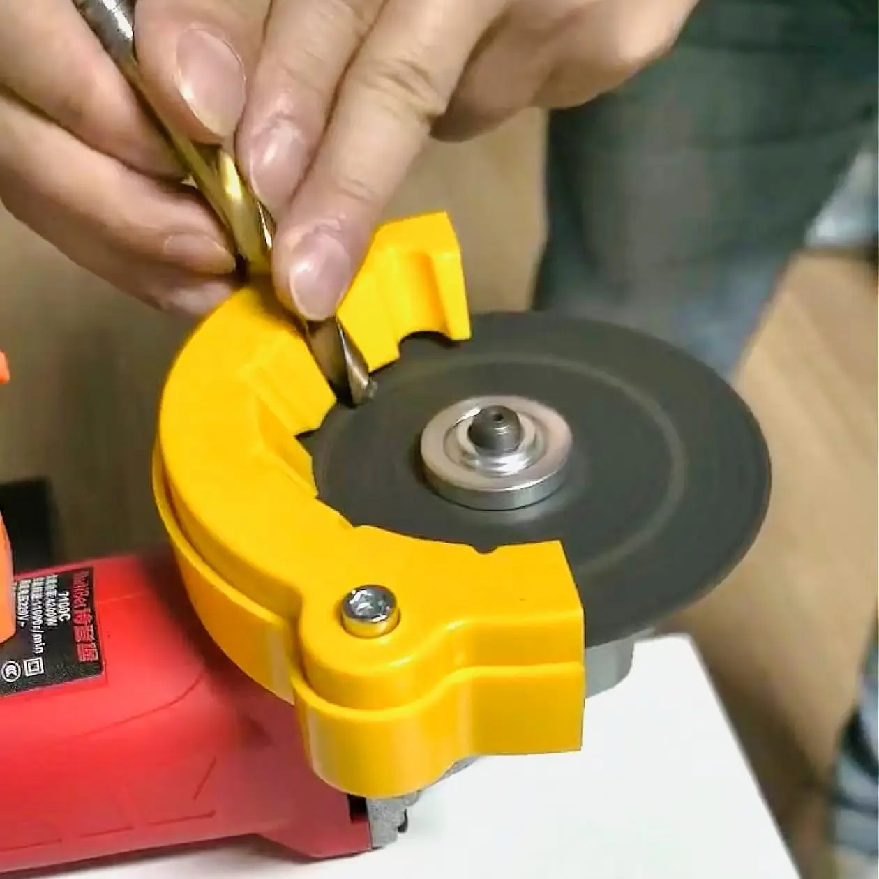 Galacok New Drill Sharpener MAX 6 in 1 Multi-Specification Drill Grinding Tool Waste Drill Grinding and Polishing Auxiliary Tool