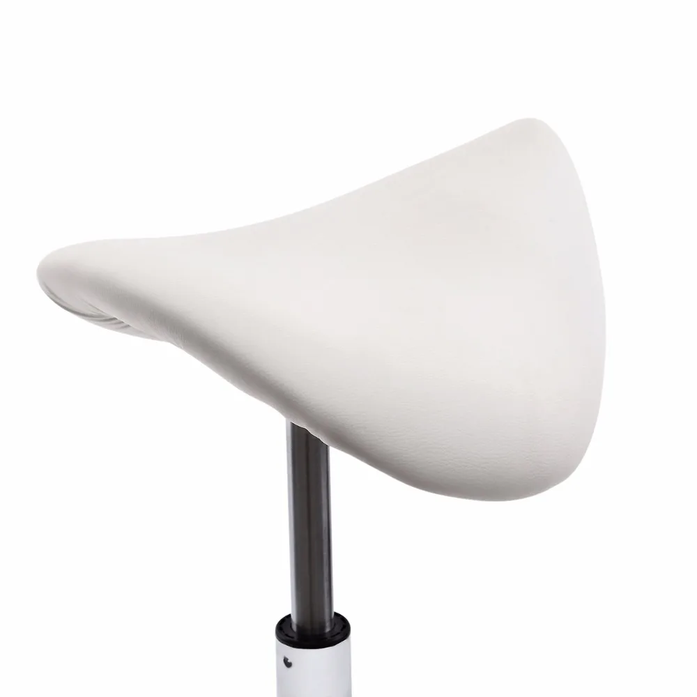 Beauty Salon Saddle Chair Barber Lifting Rotating Chair 360° Rotation Massage Tattoo Facial Spa Office Adjustable Lift Stools