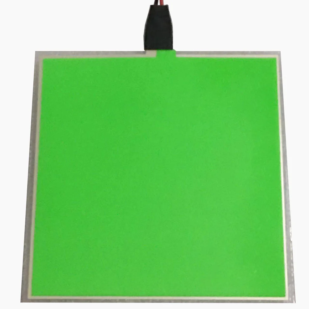 EL Panel Backlight Led Glowing Panel 5*5cm 10*10cm LED Electroluminescent El Backlight With DC12V Inverter 5V USB 3V Battery