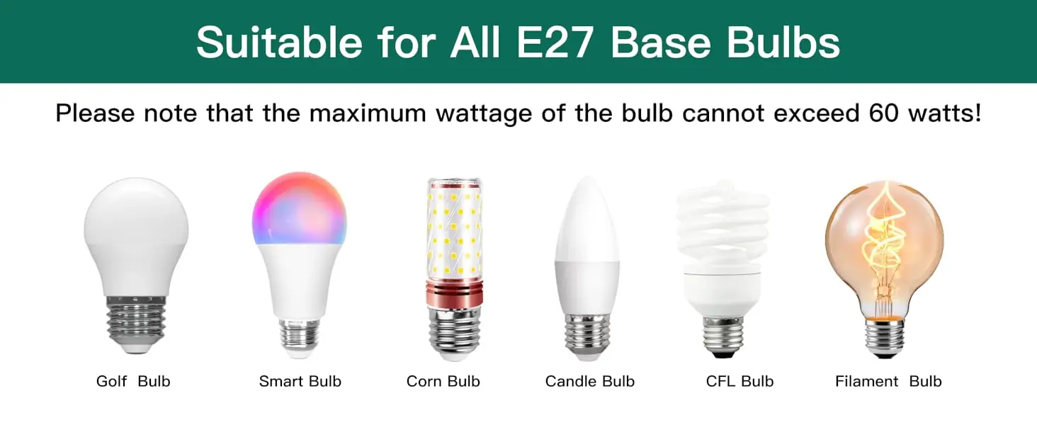 2pcs E14 to E27 Lamp Socket Adapter Socket Converter Holder Small Screw to Large Screw Convertor Lamp Base Adaptor Base Adaptor