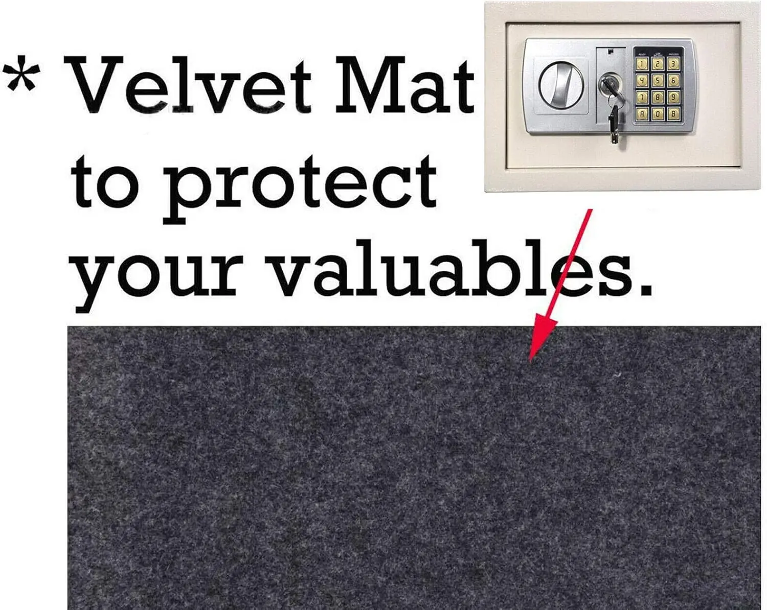 Digital Safe Box Home Safes Cash Anti-theft Safe Box 2 Keys Electronic Documents Safety 8.5L Security Box Solid Steel