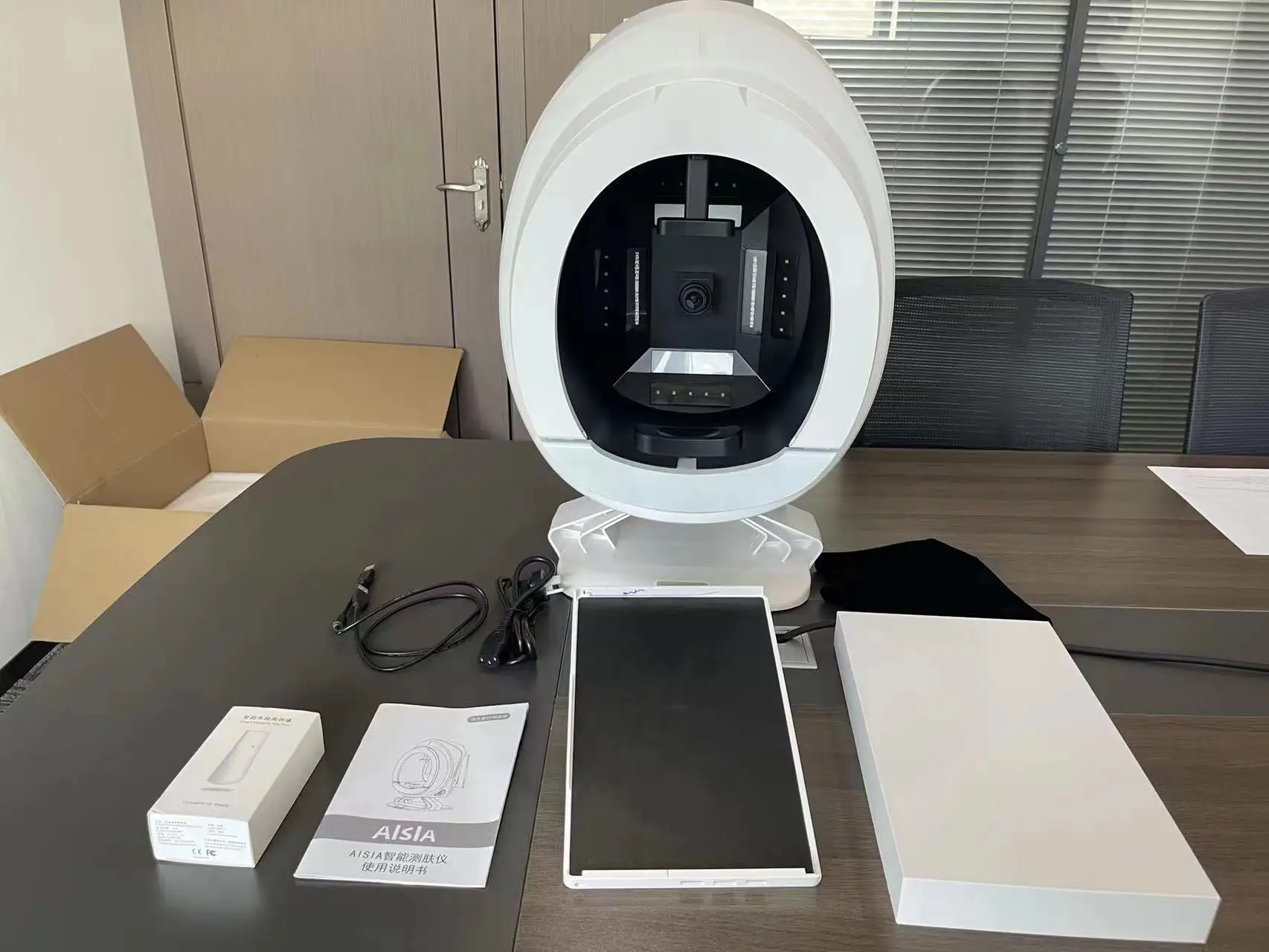 AISIA Q1 3D AI Facial Skin Analyzer Detection Skin Problem Diagnosis 8 Spectrum Professional Analysis Beauty Salon Equipment CE
