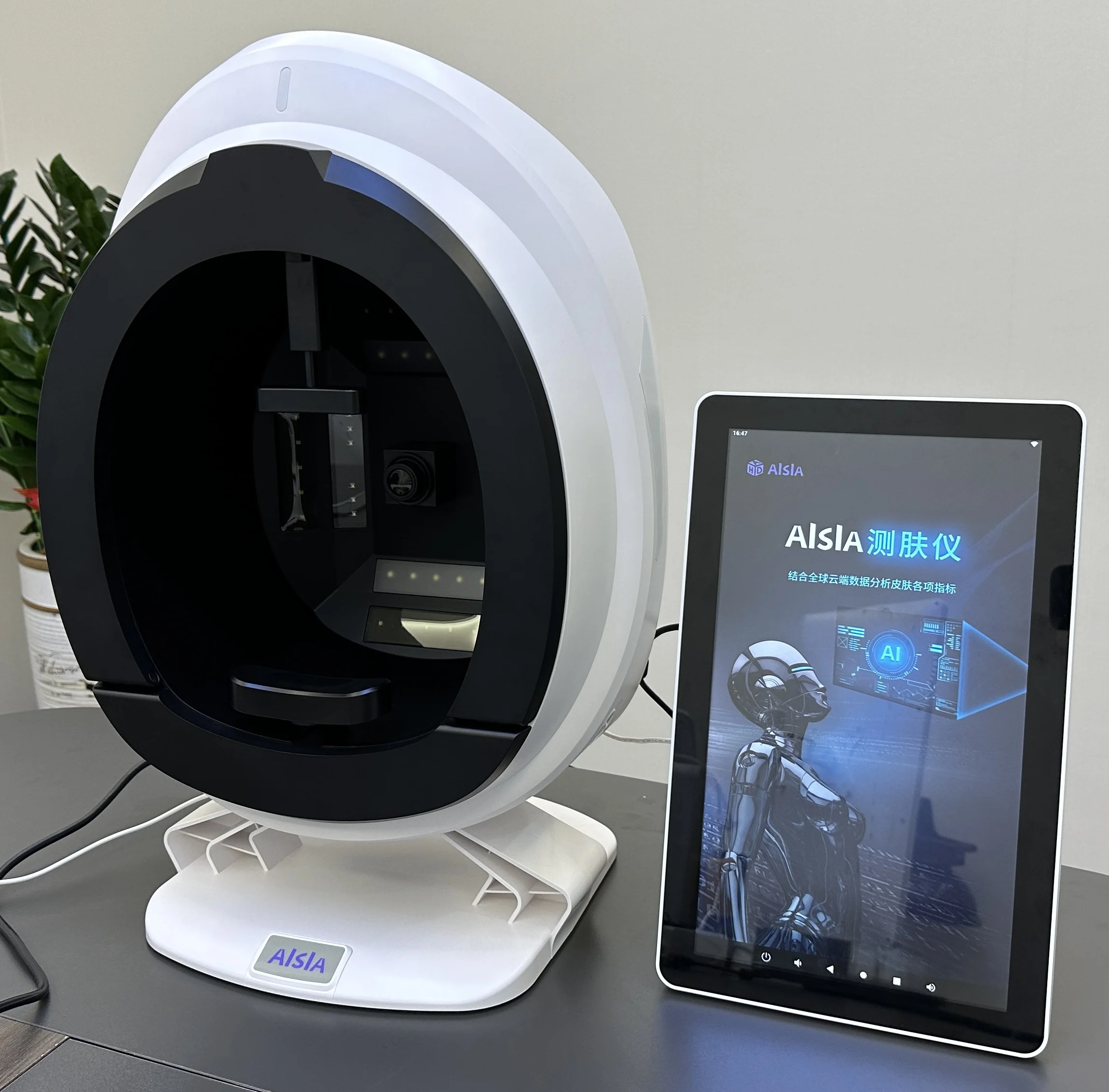 AISIA Q1 3D AI Facial Skin Analyzer Detection Skin Problem Diagnosis 8 Spectrum Professional Analysis Beauty Salon Equipment CE