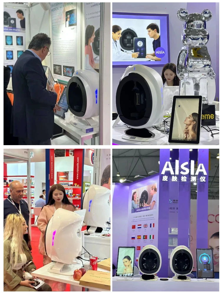 AISIA Q1 3D AI Facial Skin Analyzer Detection Skin Problem Diagnosis 8 Spectrum Professional Analysis Beauty Salon Equipment CE