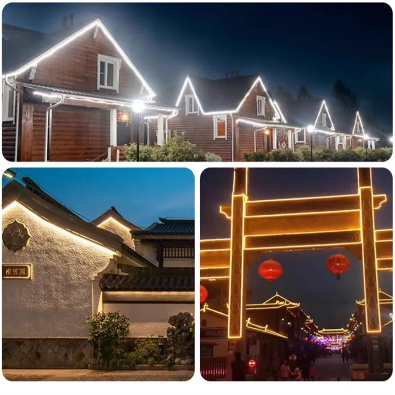 1-10M DC24V COB LED Strip IP68 Waterproof High Density Neon Light 320LEDs/m Flexible COB LED Tape Red Ice Blue Yellow White
