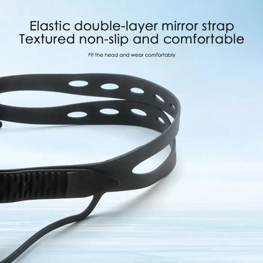 Swim Goggles With Earplugs Anti Fog Diving Goggles With Silicone Earplugs Water Sports Eyewear For Adults And Children