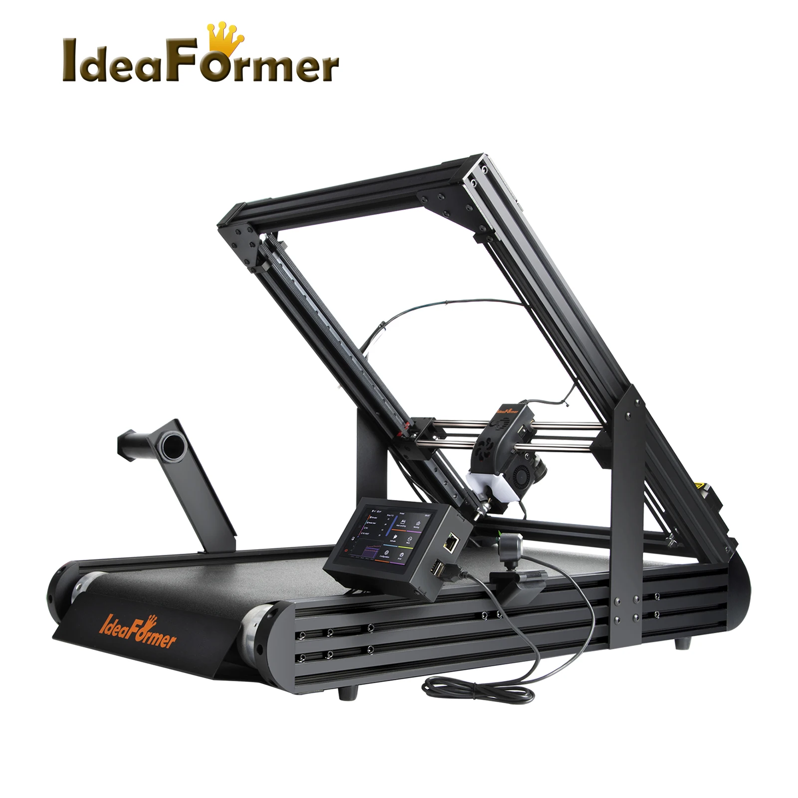 IdeaFormer IR3 V2 Infinite Z-Axis Steel Conveyor Belt 250×250×∞mm With Extended Tray Klipper Firmware Auto Leveling 3D Printer