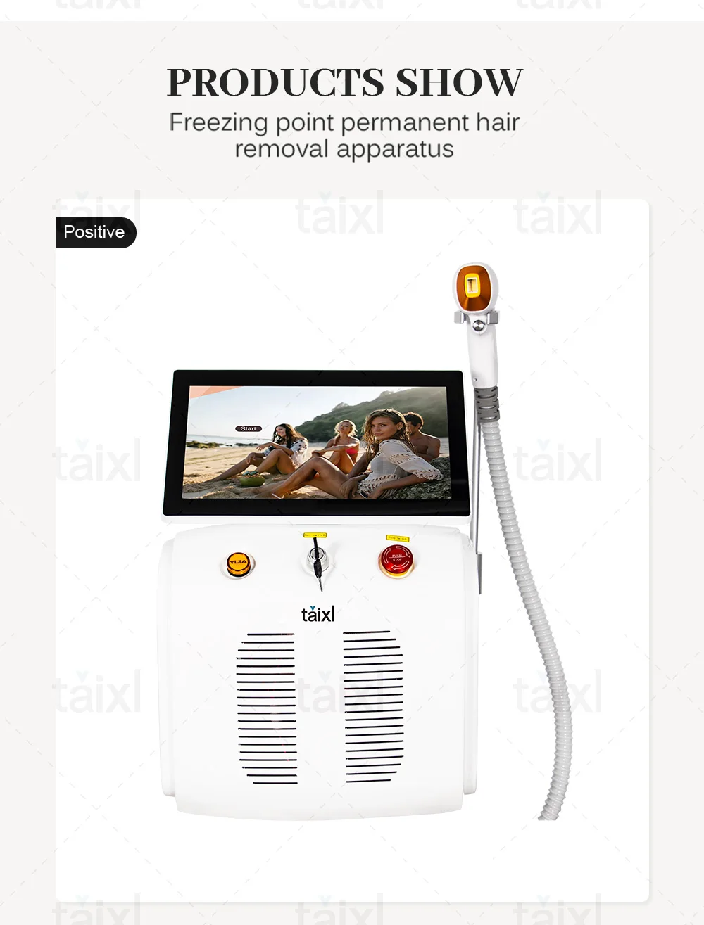 NEW Portable 808 Diode Laser Hair Removal Machine 3 Wavelengths Painless Beautiful Whole Body Skin Rejuvenation Hair Removal