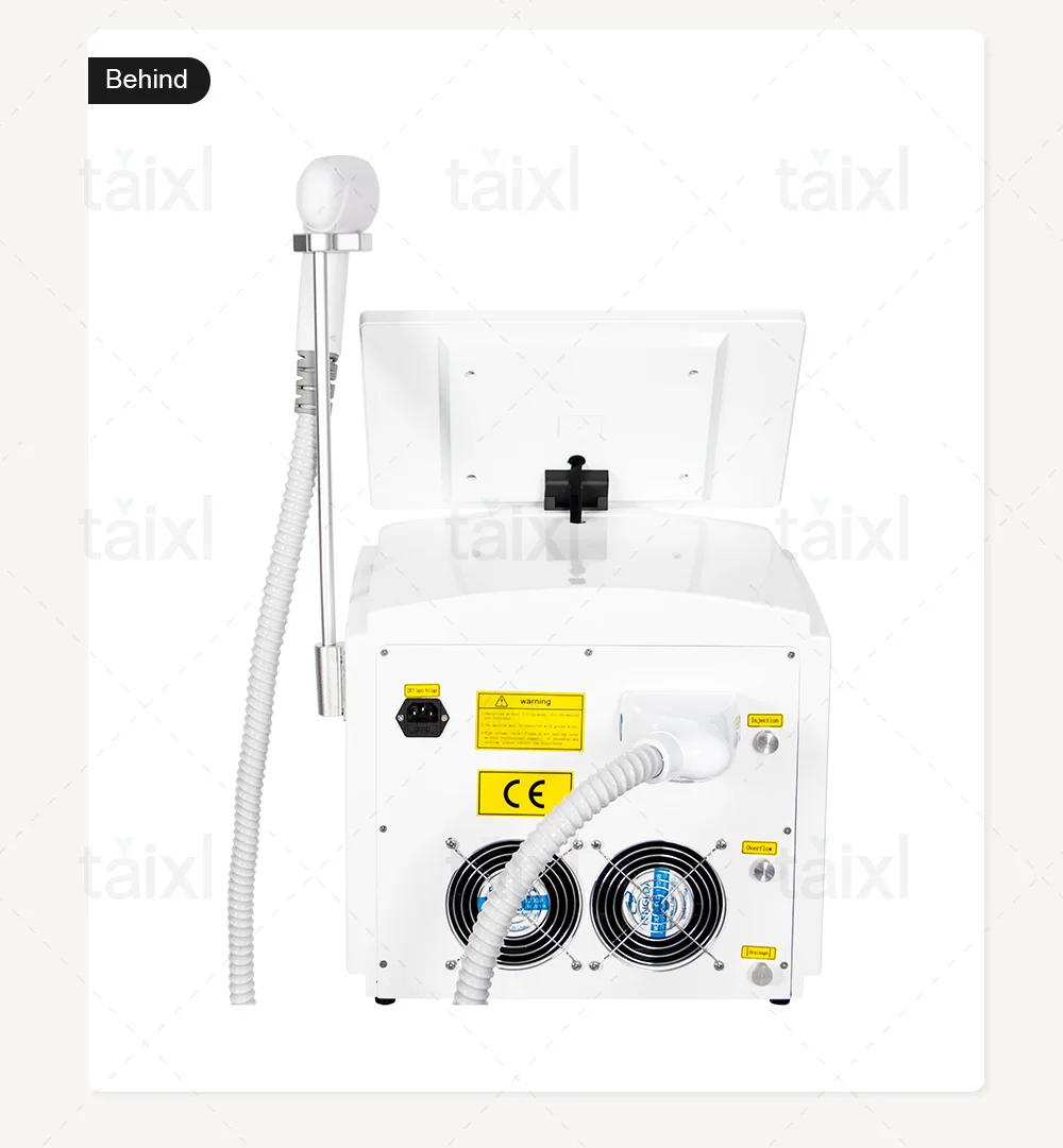NEW Portable 808 Diode Laser Hair Removal Machine 3 Wavelengths Painless Beautiful Whole Body Skin Rejuvenation Hair Removal