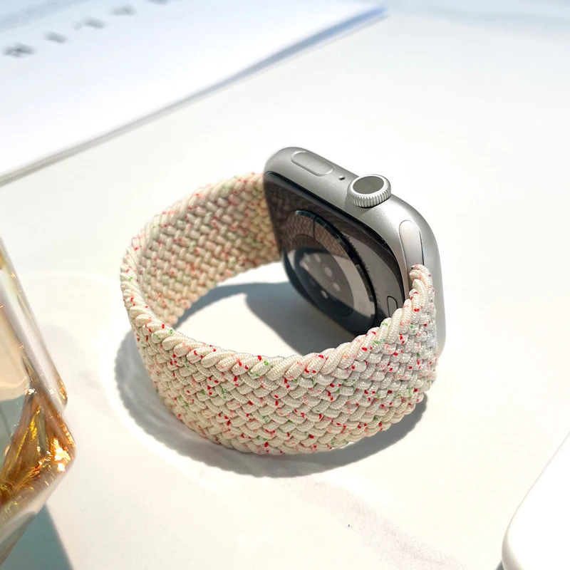 Braided Solo Loop For Apple watch Band 46mm 44mm 45mm 42mm 40mm 41mm Bracelet correa iwatch Series Ultra 2 11 10 9 SE 8 7 Strap
