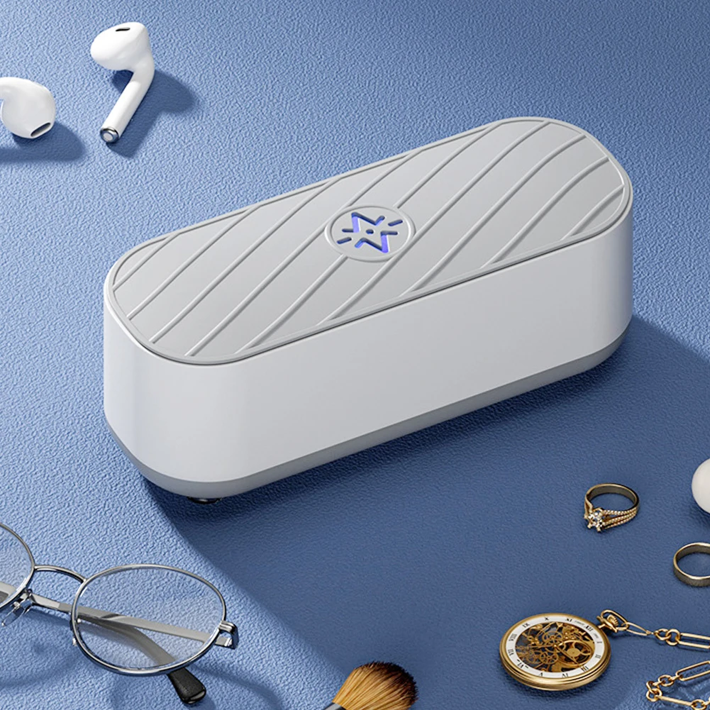 Ultrasonic Cleaning Machine USB Rechargeable Mode or Battery Mode High Frequency Vibration Wash Cleaner Jewelry Glasses Cleaner