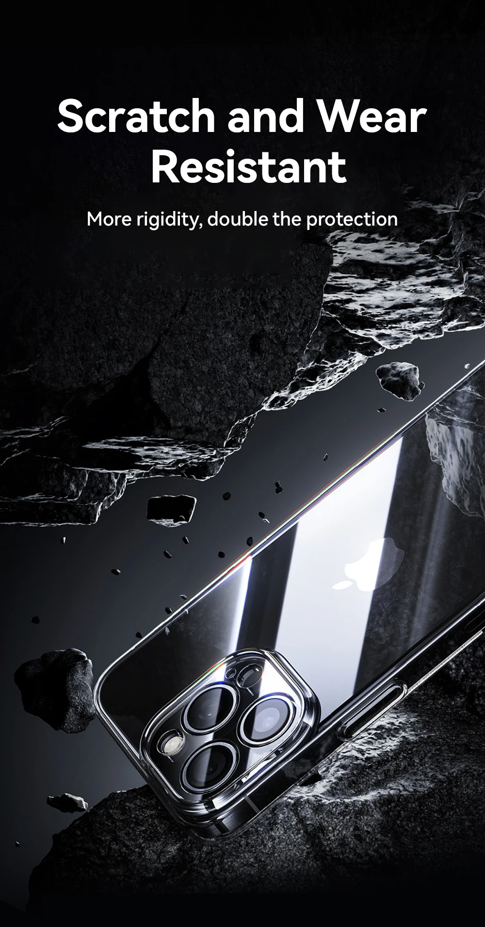 Joyroom Case For iPhone 18 Pro Max Case Crystal Transparent No Yellowing Lens Protection Cover For iPhone 17 16 15 Pro Max Case
