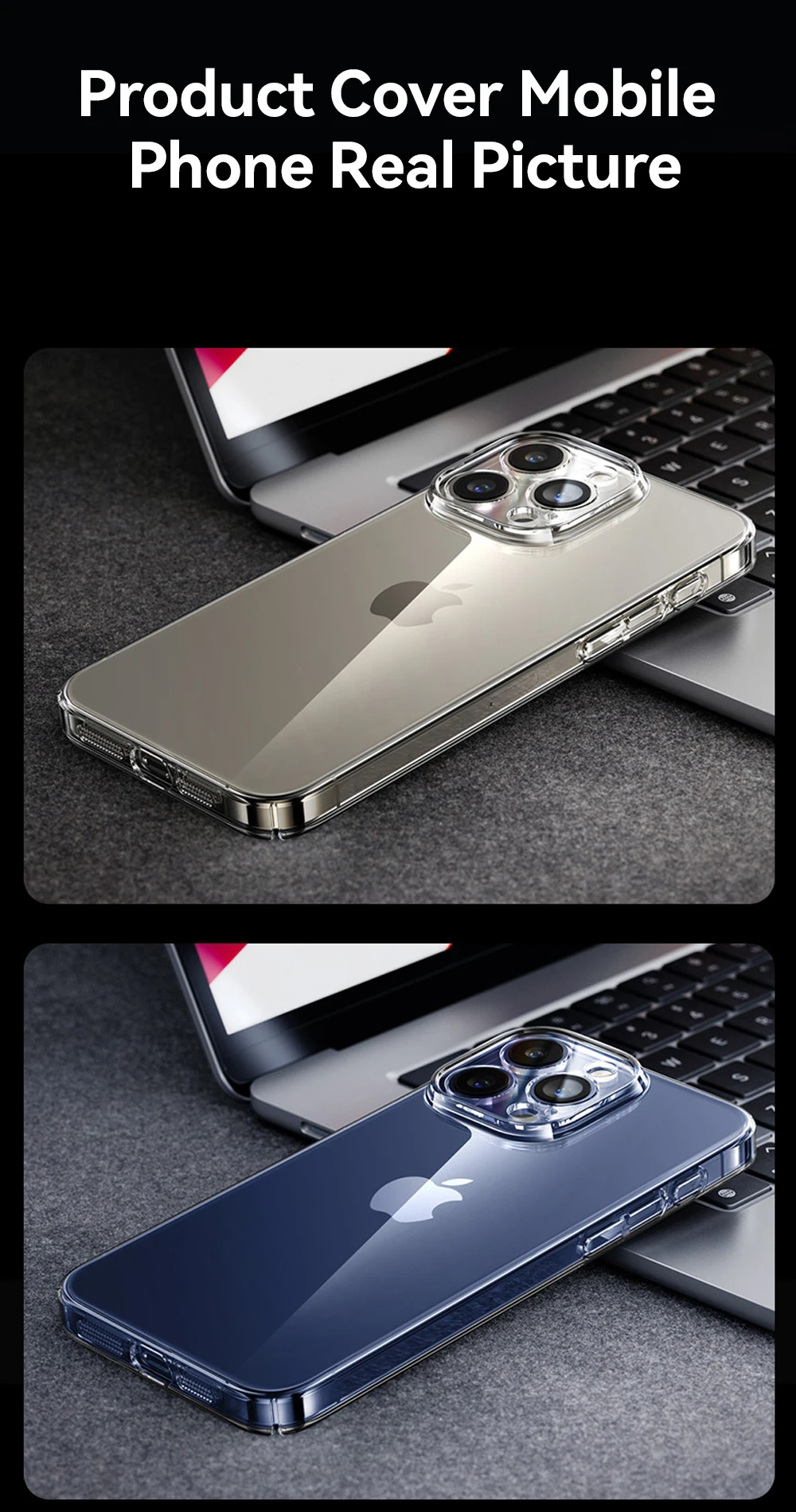 Joyroom Case For iPhone 18 Pro Max Case Crystal Transparent No Yellowing Lens Protection Cover For iPhone 17 16 15 Pro Max Case