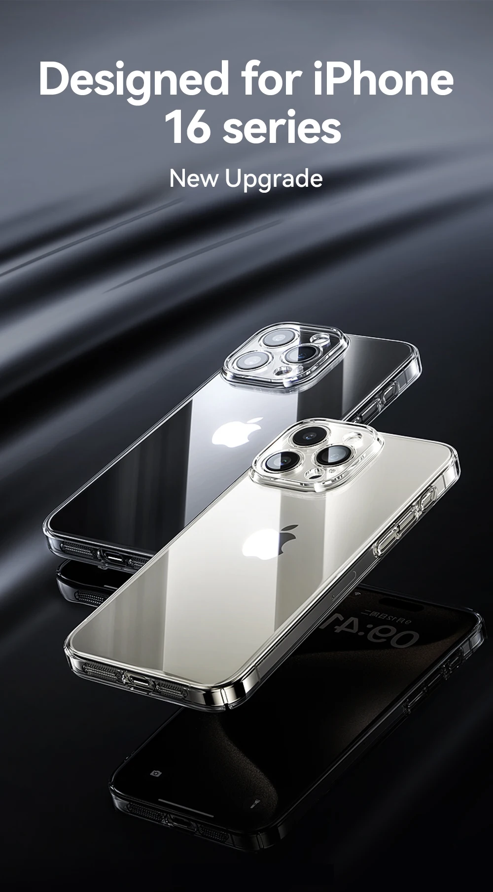 Joyroom Case For iPhone 18 Pro Max Case Crystal Transparent No Yellowing Lens Protection Cover For iPhone 17 16 15 Pro Max Case