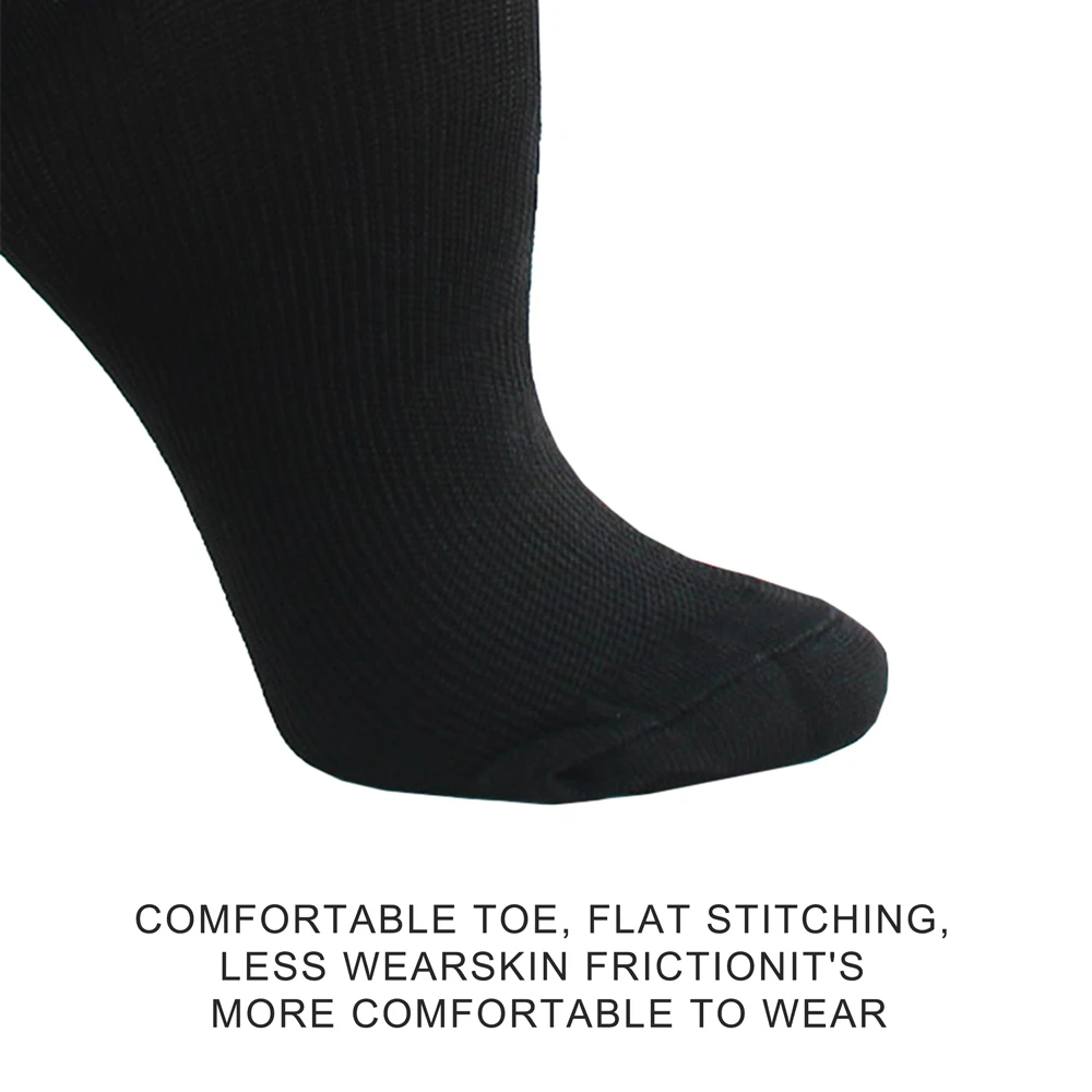 Varicose Veins Compression Socks Fit For Golf Rugby Running Hiking Sports For Anti Fatigue Driving Travel Flight Women Men Socks