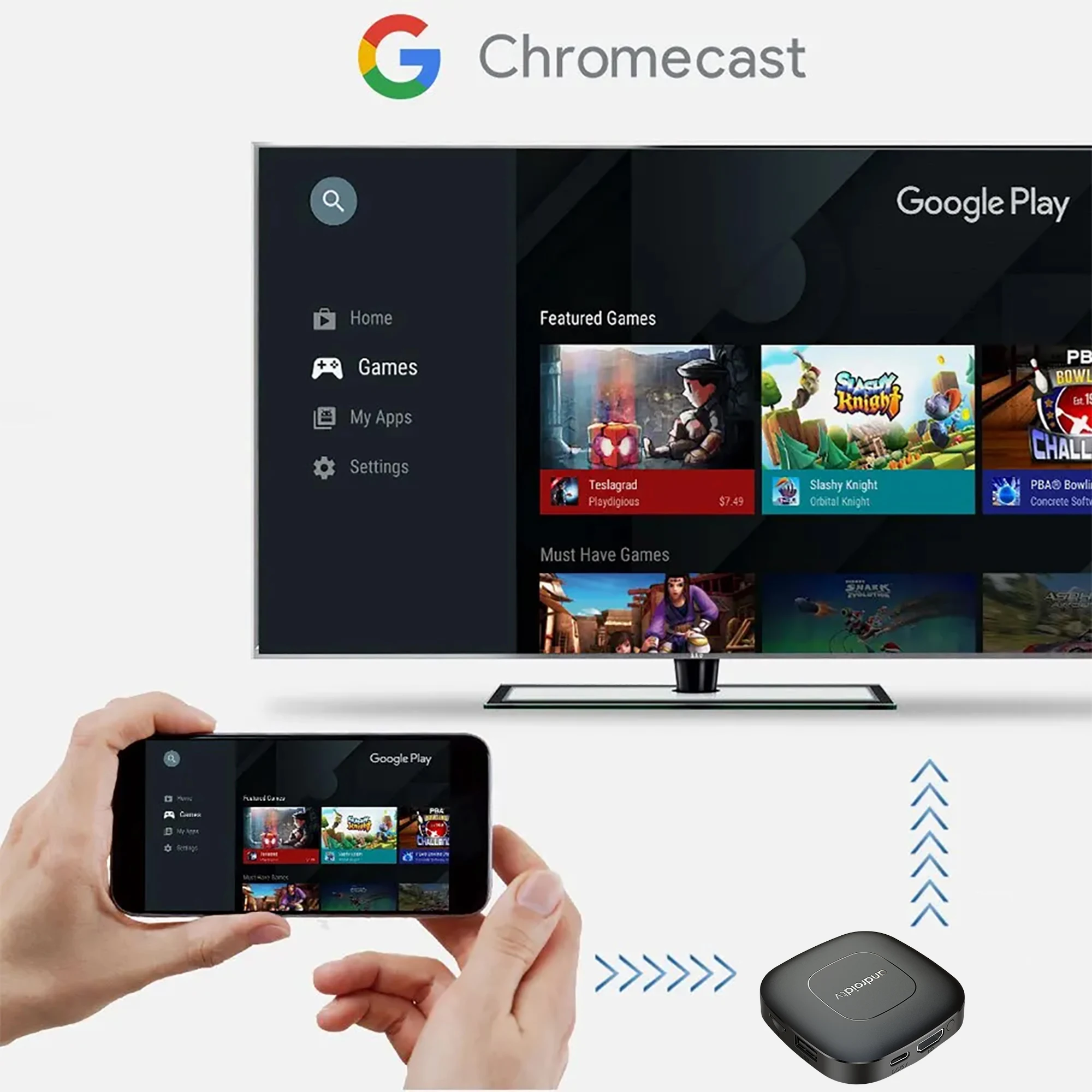 Android16 Smart Home Theater TV Box AllwinnerH313 Google Assistant Netflix Streaming Bluetooth Media Player 2G16G 2.4G5G Wifi T1