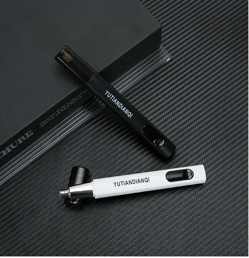 2 In 1 Electric Portable Ear And Nose Hair Trimmer Clipper 2024 Professional Painless Portable Eyebrow For Men