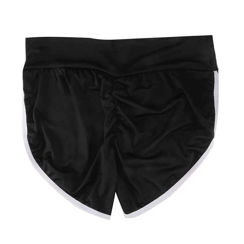 Women Summer Shorts for Sports Fitness Gym Skinny Slim Shorts Causal Yoga Shorts Low Waist Stretchy Short Pants Gym Clothing