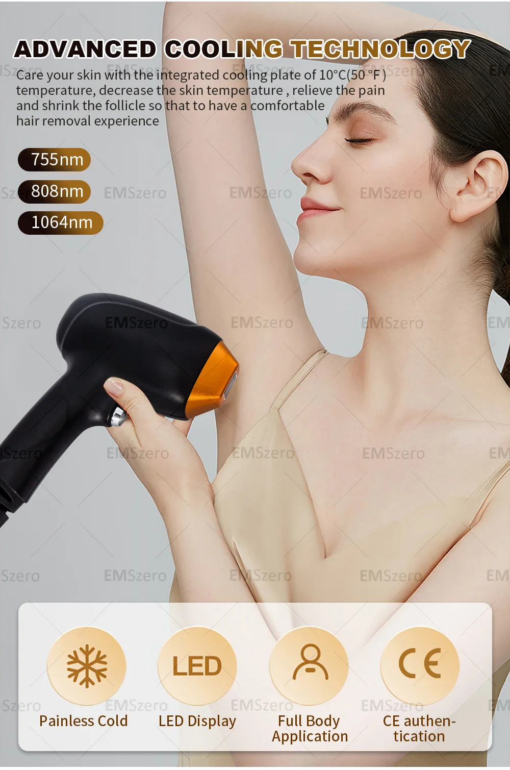 Soprano Titanium Hair Removal Professional 4-In-1 Diode Laser Pico LPL Nd Yag Picosecond Laser Opt Hair Removal Tattoo Removal