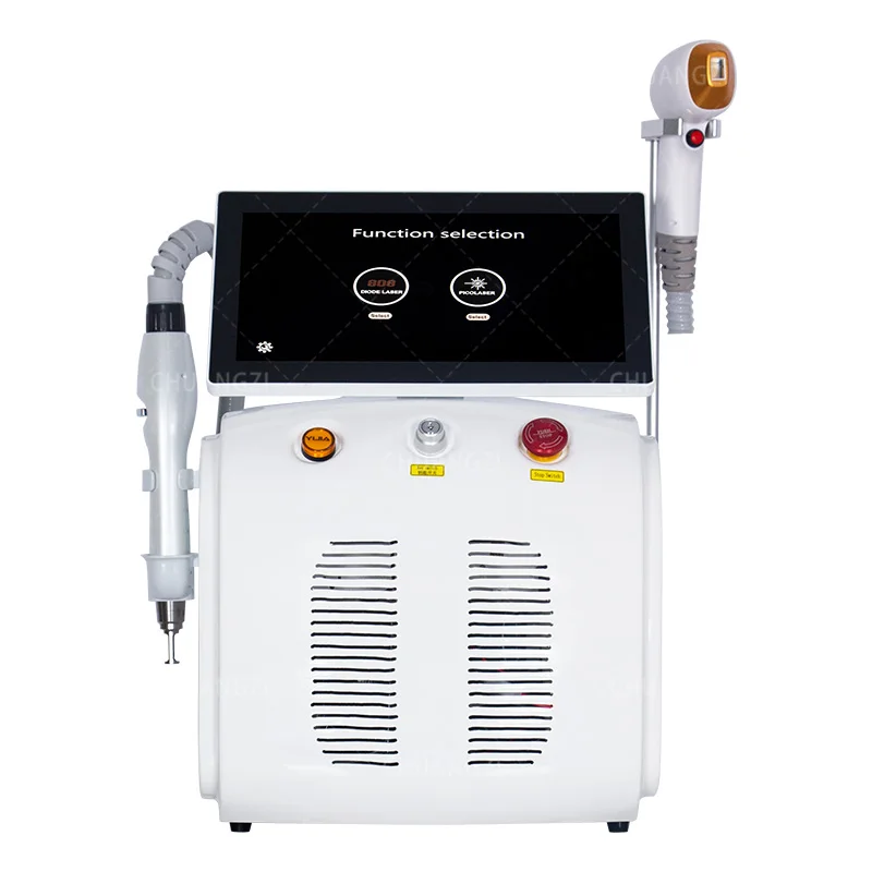 Soprano Titanium Hair Removal Professional 4-In-1 Diode Laser Pico LPL Nd Yag Picosecond Laser Opt Hair Removal Tattoo Removal