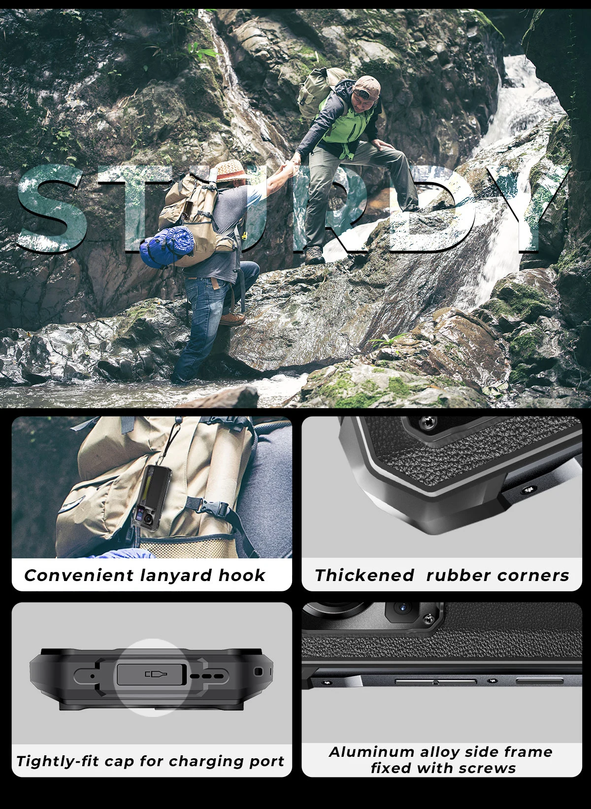 [Ship from DE] HOTWAV Hyper 7 Pro 5G Rugged Phone 200MP Android 14 6.6'' 120Hz Smartphone 36(16+20)GB 256GB 10800mAh Cell Phone
