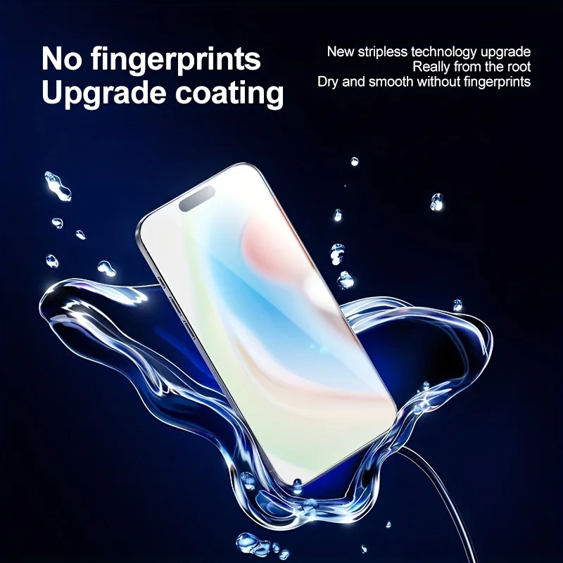 Tempered Glass Screen Protector For iPhone 16 15 17 18 Pro Max 14 13 12 11 16e Protective Film iPhone 16 Pro Max XR XS 7 8 Plus