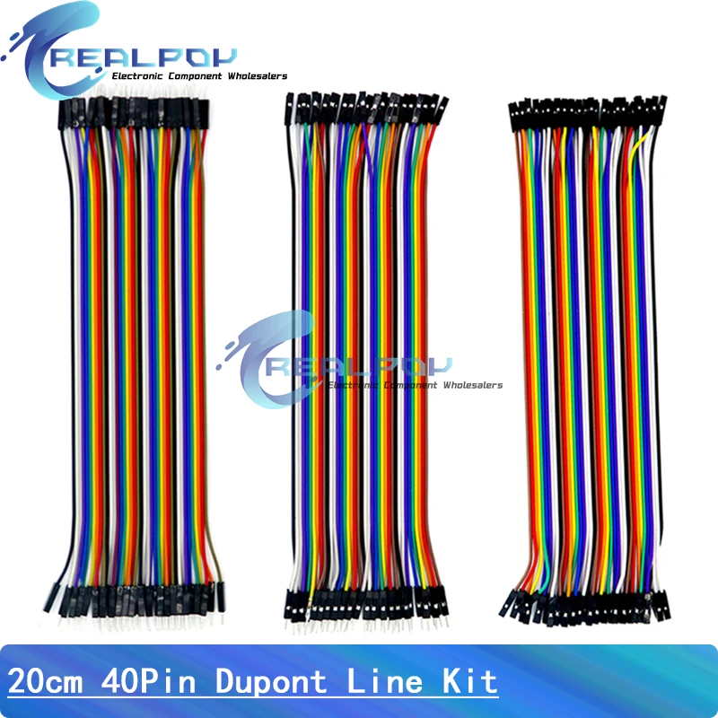 40PIN Dupont Line Male To Male Female To Female Male To Female Jumper Wire Cable 10cm 15cm 20cm 30cm 40cm for Arduino DIY KIT