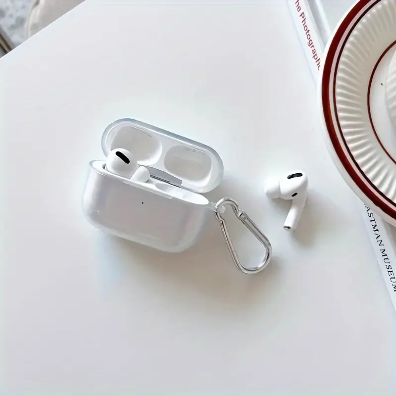 Soft Clear TPU Earphone Case For Airpods Pro 2022 Airpods 4 2024 Shockproof Transparent Cover For Airpods 1 2 3 2021 Shell Case
