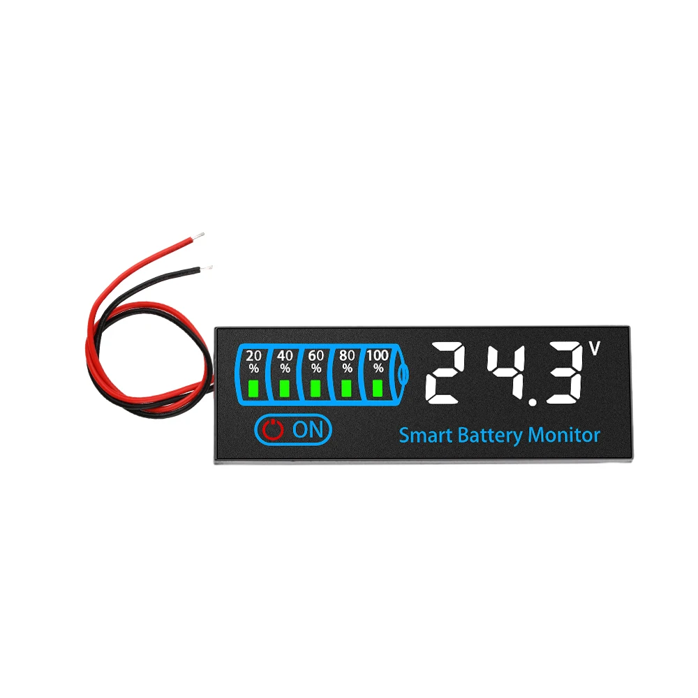 DC7-40V Battery Level Indicator 12V 24V 36V 48V Acid/Lipo Lithium Battery Capacity Board Voltage Battery Charging Tester 