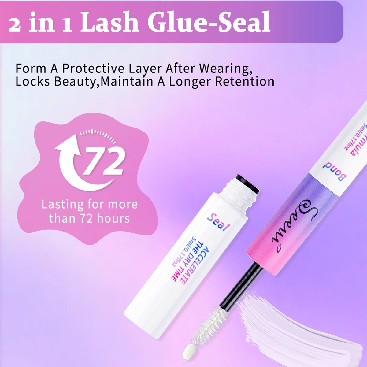 Eyelash Glue and Seal for Eyelash Clusters Strong Fixed Eyelash Glue Lasting Eyelash Glue Eyelash Extension tool