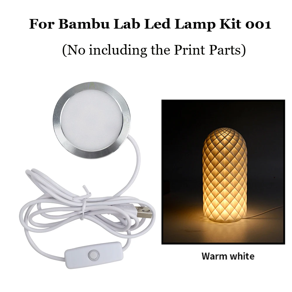 For Bambu Lab Adjustable Light Kit Led Light Hardware Bambulab Light Kit 001 Led Light Parts Diy Model 3D Printer Accessories
