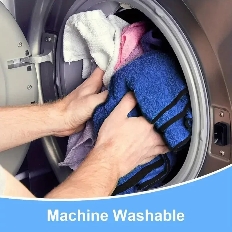 1-4pcs Microfiber Car Washing Towel Soft Quick Drying Windows Mirrors Wiping Rags Home Double Layer Cleaning Cloths 500GSM