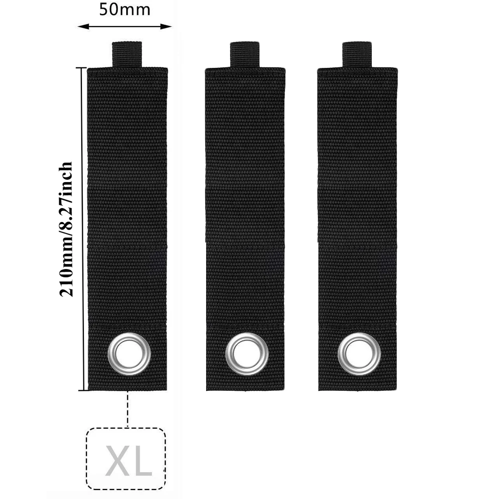 3pcs Heavy-Duty Storage Straps Reusable Extension Cord Organizer Cable Ties Hose Storage Accessory Holder Garage Organization