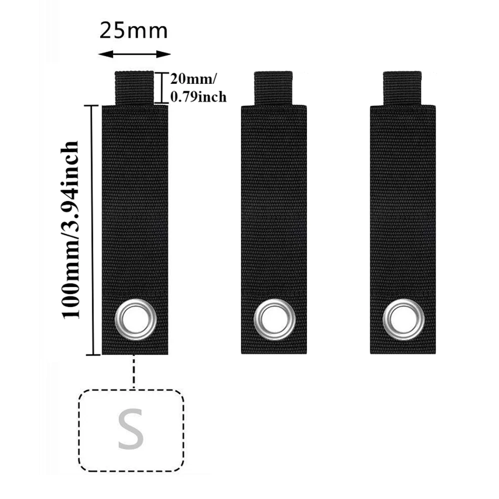 3pcs Heavy-Duty Storage Straps Reusable Extension Cord Organizer Cable Ties Hose Storage Accessory Holder Garage Organization