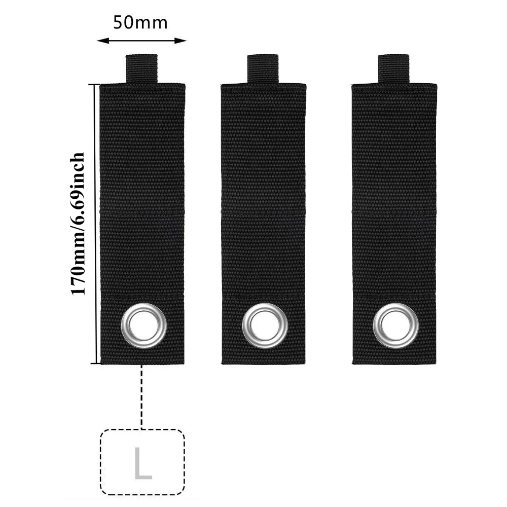 3pcs Heavy-Duty Storage Straps Reusable Extension Cord Organizer Cable Ties Hose Storage Accessory Holder Garage Organization