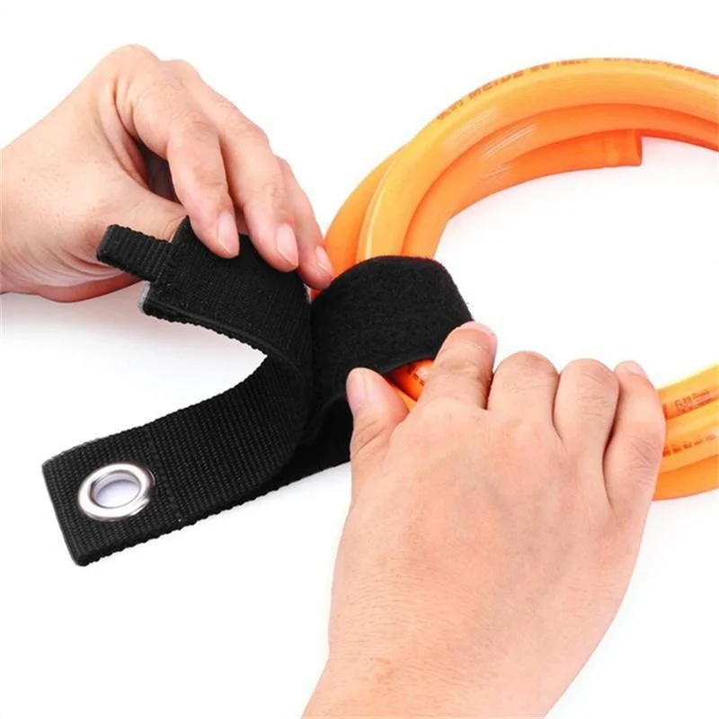 3pcs Heavy-Duty Storage Straps Reusable Extension Cord Organizer Cable Ties Hose Storage Accessory Holder Garage Organization