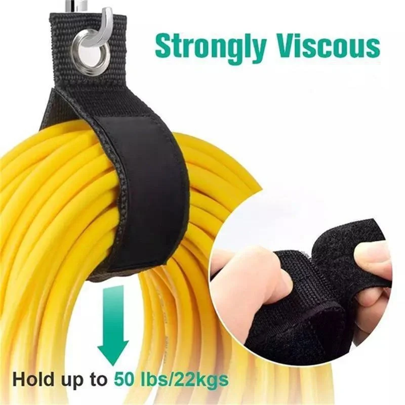 3pcs Heavy-Duty Storage Straps Reusable Extension Cord Organizer Cable Ties Hose Storage Accessory Holder Garage Organization