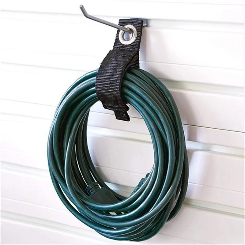 3pcs Heavy-Duty Storage Straps Reusable Extension Cord Organizer Cable Ties Hose Storage Accessory Holder Garage Organization