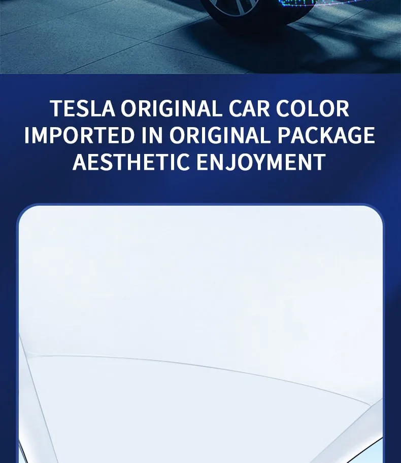 Heenvn For Tesla Model 3Y Model 3 Highland Model Y Juniper 2025 2026 Ice Cloth Buckle Glass Roof Sunshade Car Front Rear Sunroof