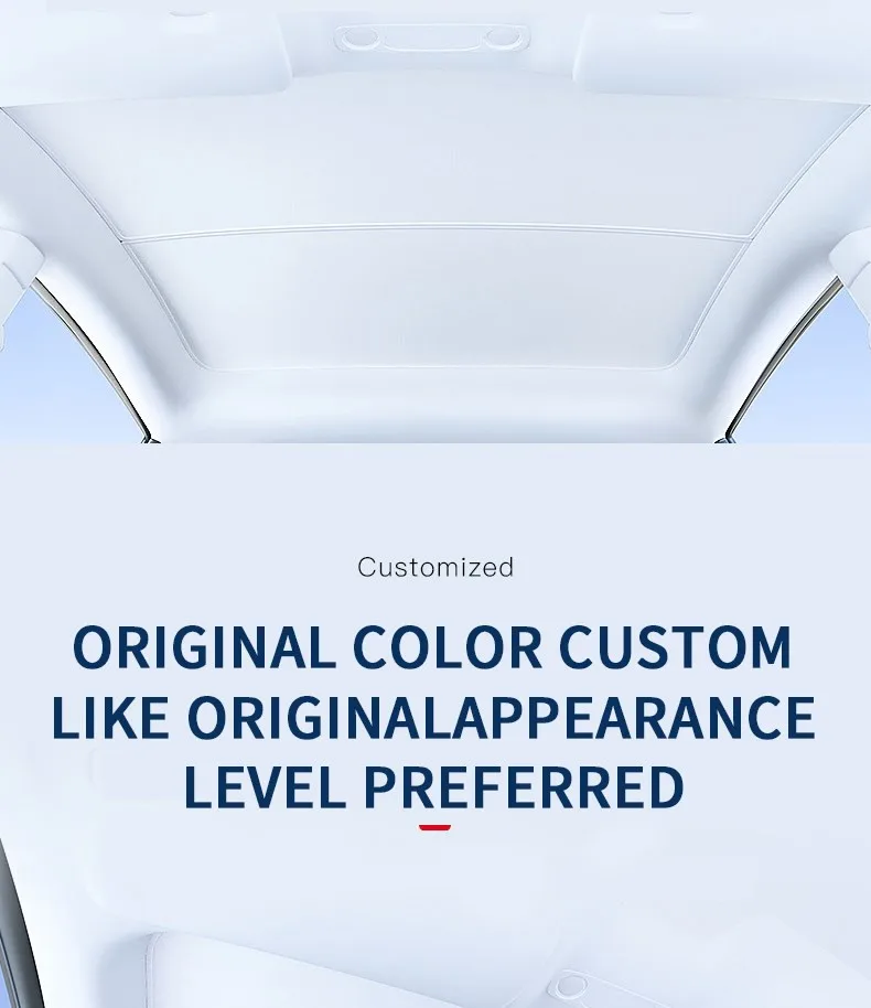 Heenvn For Tesla Model 3Y Model 3 Highland Model Y Juniper 2025 2026 Ice Cloth Buckle Glass Roof Sunshade Car Front Rear Sunroof